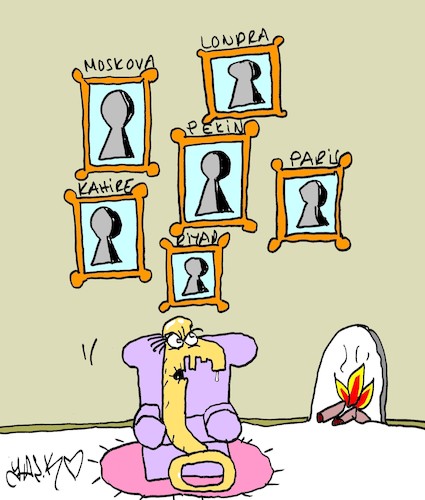 Cartoon: political scumbag (medium) by yasar kemal turan tagged political,scumbag