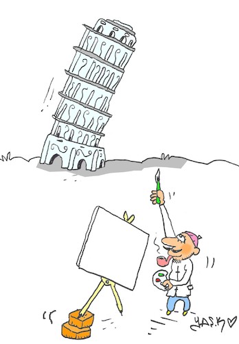 Cartoon: practical (medium) by yasar kemal turan tagged practical