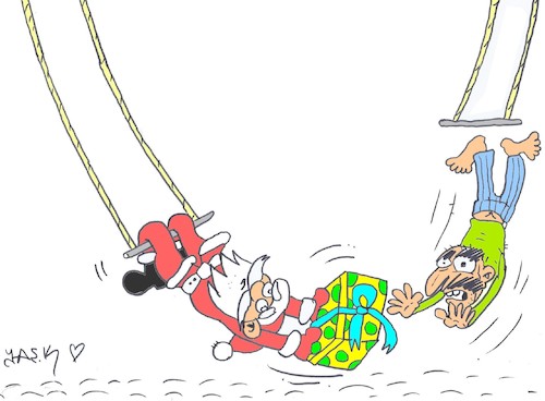 Cartoon: risky life (medium) by yasar kemal turan tagged risky,life