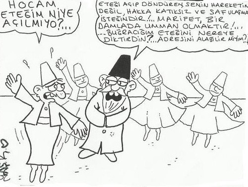 Cartoon: semazen (medium) by yasar kemal turan tagged semazen