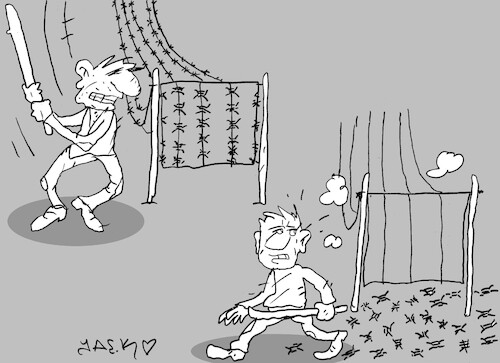 Cartoon: shake it off (medium) by yasar kemal turan tagged shake,it,off