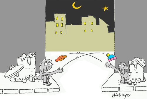 Cartoon: share (medium) by yasar kemal turan tagged share