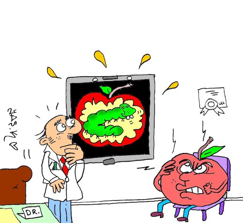 Cartoon: the enemy within me (medium) by yasar kemal turan tagged the,enemy,within,me