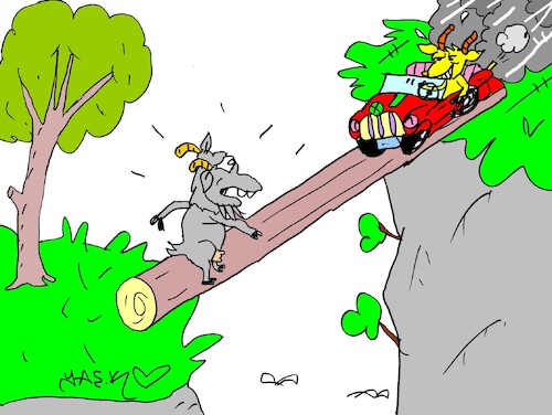 Cartoon: tough times (medium) by yasar kemal turan tagged tough,times