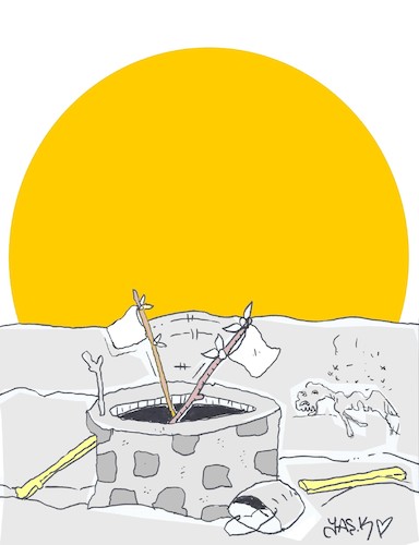 Cartoon: water right (medium) by yasar kemal turan tagged water,right