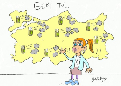 Cartoon: weather in turkey (medium) by yasar kemal turan tagged weather,in,turkey
