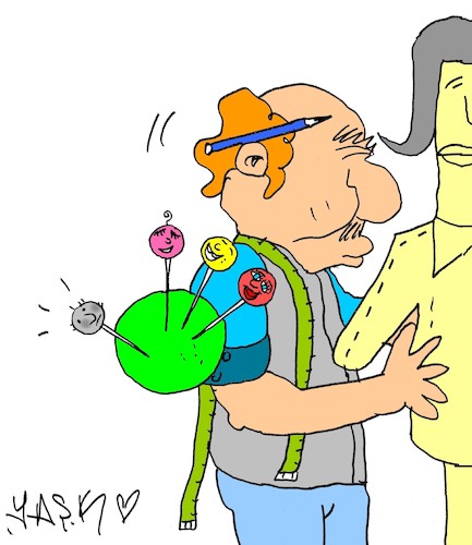 Cartoon: yoz (medium) by yasar kemal turan tagged yoz