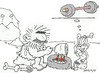 Cartoon: ? (small) by yasar kemal turan tagged who