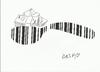 Cartoon: bar code (small) by yasar kemal turan tagged bar,code