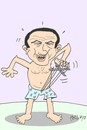 Cartoon: Berlusconi (small) by yasar kemal turan tagged berlusconi,sex,puppet,game