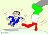 Cartoon: bunga..bunga (small) by yasar kemal turan tagged berlusconi italy resignation