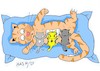 Cartoon: difficult cat (small) by yasar kemal turan tagged difficult,cat