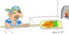 Cartoon: ekmek (small) by yasar kemal turan tagged ekmek