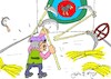 Cartoon: empty target (small) by yasar kemal turan tagged empty,target