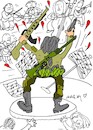 Cartoon: fascist chief (small) by yasar kemal turan tagged fascist,chief