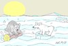 Cartoon: global warming (small) by yasar kemal turan tagged global,warming