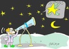 Cartoon: hide (small) by yasar kemal turan tagged hide,alien,ufo,telescope