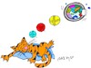 Cartoon: kedi (small) by yasar kemal turan tagged kedi