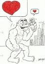 Cartoon: LITTLE BIG LOVE (small) by yasar kemal turan tagged little,big,love