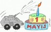Cartoon: 1 Mays (small) by yasar kemal turan tagged may