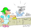 Cartoon: my aunt (small) by yasar kemal turan tagged my,aunt