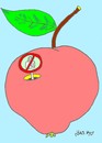 Cartoon: no drug (small) by yasar kemal turan tagged drug apple fruit founded vegetables organic