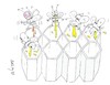 Cartoon: protest (small) by yasar kemal turan tagged protest,bee