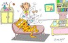 Cartoon: relaxation session (small) by yasar kemal turan tagged relaxation,session
