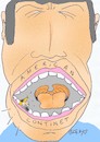 Cartoon: rotten tooth (small) by yasar kemal turan tagged rotten,tooth