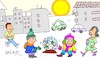 Cartoon: seasonal tracking (small) by yasar kemal turan tagged seasonal,tracking