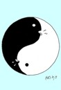 Cartoon: sex balance-Ying Yang (small) by yasar kemal turan tagged ying,yang,sex,balance,fareast,love,69,human