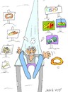 Cartoon: shared life (small) by yasar kemal turan tagged shared,life