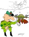 Cartoon: War should also have morality (small) by yasar kemal turan tagged war,should,also,have,morality