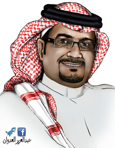 Cartoon: Mohammed bukairy (medium) by adwan tagged mohammed,bukairy