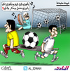 Cartoon: Mutual disappointments (small) by adwan tagged alhilal,fc,and,qadisiyah,saudi,arabia