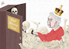 Cartoon: The Royal Skeletons Closet (small) by Emanuele Del Rosso tagged queen,harry,meghan,uk,racism