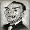 Cartoon: Ernest Borgnine 1917-2012 (small) by Jeff Stahl tagged ernest borgnine actor hollywood star caricature illustration eyebrows jeff stahl freelance