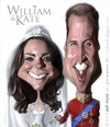 Cartoon: William and Kate (small) by Jeff Stahl tagged william,kate,middleton,royal,wedding,caricature,jeff,stahl,freelance