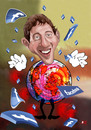 Cartoon: Mark  Zuckerberg (small) by aungminmin tagged zuckerbook