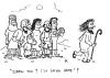 Cartoon: Jesus has it (small) by Jani The Rock tagged jesus