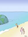Cartoon: Global Warming (small) by BONIL tagged global warming nature bonil