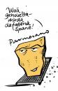 Cartoon: Parmesan (small) by Jollustration tagged käse,parmesan,pasta,food,for,fun