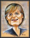 Cartoon: Merkel (small) by AudreyD tagged audrey,dugan,art
