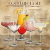 Cartoon: Cocktailgläser (small) by alesza tagged cocktail glas gläser trinken bar martini hurricane margarita ballon cocktailschale illustration procreate