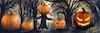 Cartoon: Jack O Lantern (small) by alesza tagged halloween pumpkin jack lantern creepy spooky scarcrow dark