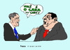 Cartoon: Obama with Chavez in Trinidad T. (small) by Fusca tagged obama chavez lula joke