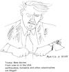 Cartoon: Trumps new decree (small) by frechundlustig tagged donald,trump,decree,president,usa,democracy,god