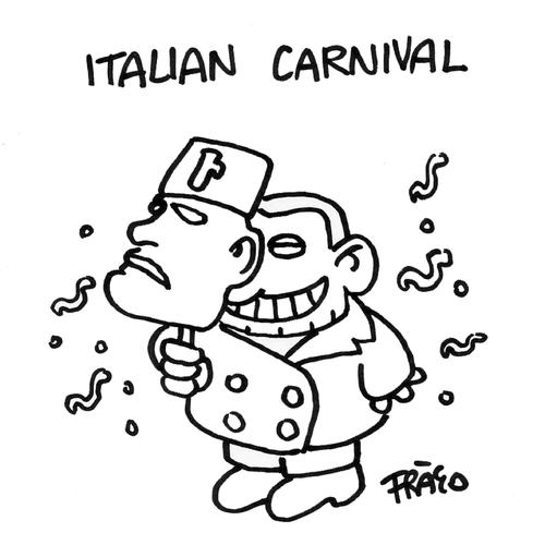 Cartoon: Italian Carnival (medium) by fragocomics tagged berlusconi,italy,bunga,ruby,sexual,scandal,politics,silvio berlusconi,skandal,silvio,berlusconi