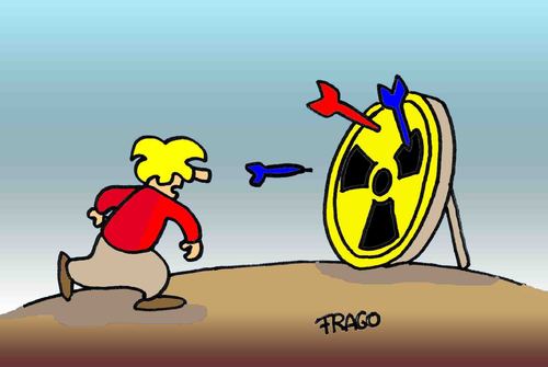 Cartoon: The only game with nuclear (medium) by fragocomics tagged security,earthquake,japan,future,berlusconi,italy,debate,nuclear,japan,akw,atomkraftwerk,fukushima