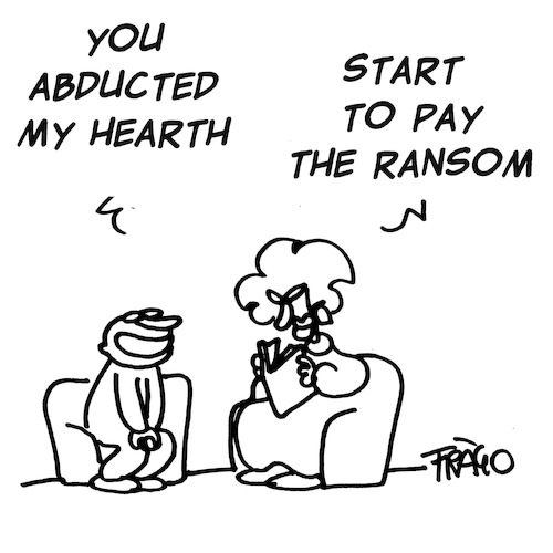 Cartoon: you abducted my hearth (medium) by fragocomics tagged love,girfriend,boyfriend,relationship,life,love,girfriend,boyfriend,relationship,life